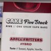 Apple Fritters Cake Disposable